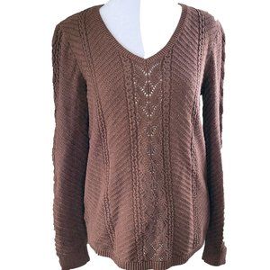 Sonoma Brown Sweater Size S